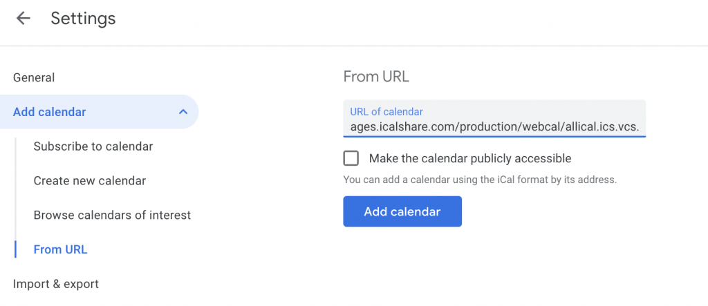 How To Import ICal Into Google Calendar Vacation Tracker