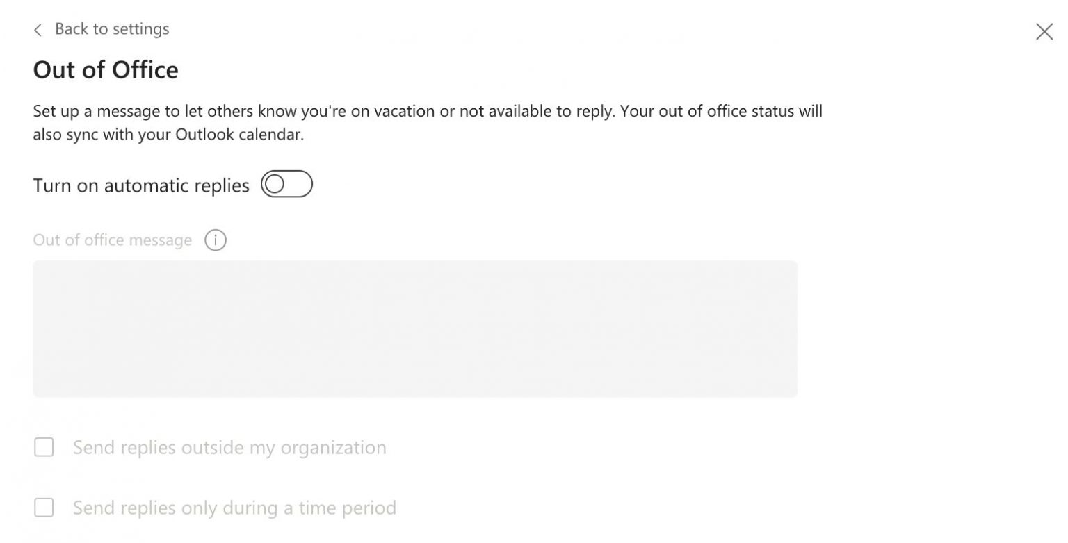 How To Set An OOO Message in Microsoft Teams Vacation Tracker