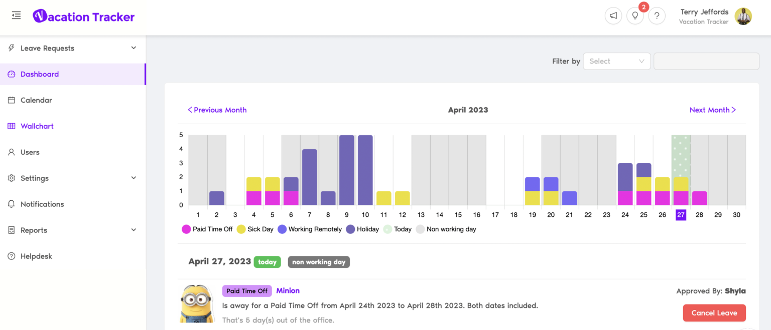 Best Paid Time Off Tracker (3 Options)